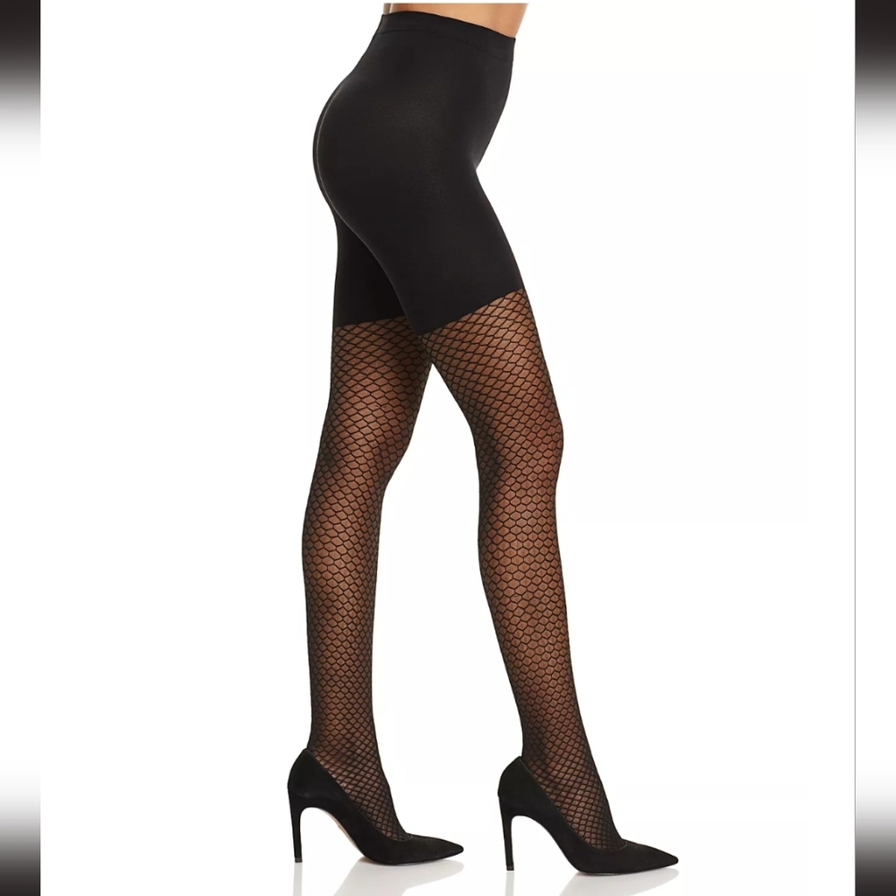 SPANX Tights! Honeycomb Fishnet Size E